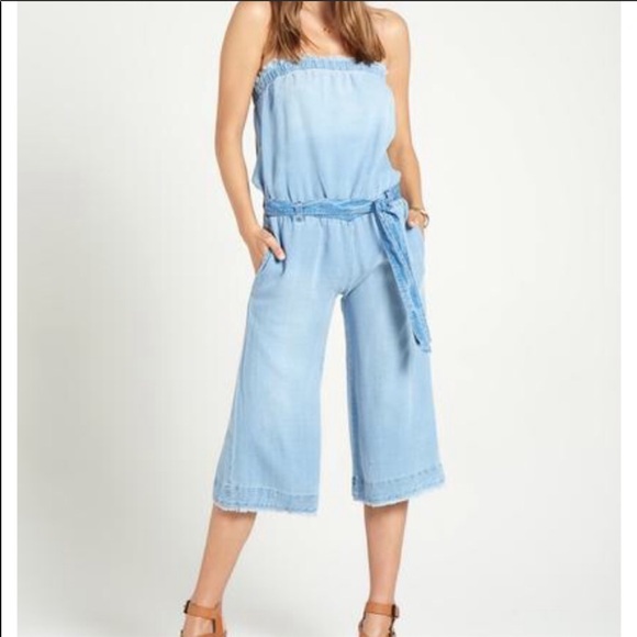 bella dahl denim jumpsuit